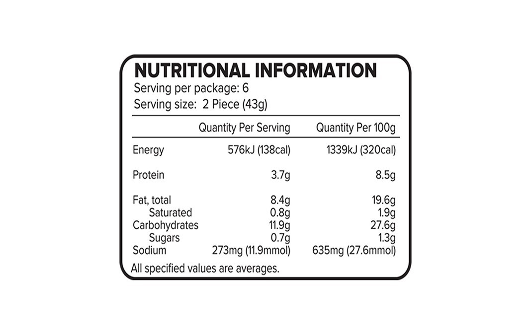 Haldiram's Minute Khana Spinach Pakora   Box  283 grams